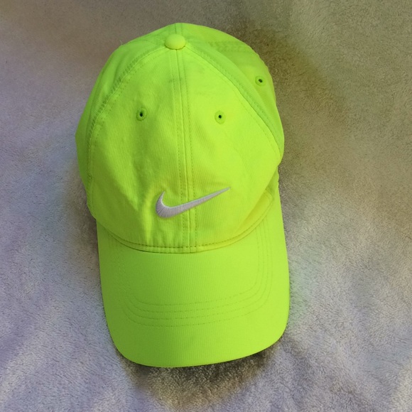 neon nike cap